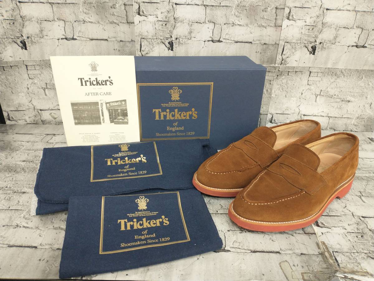 驚きの価格が実現！】 箱付き Tricker's 店舗受取可 ブラウン 1/2