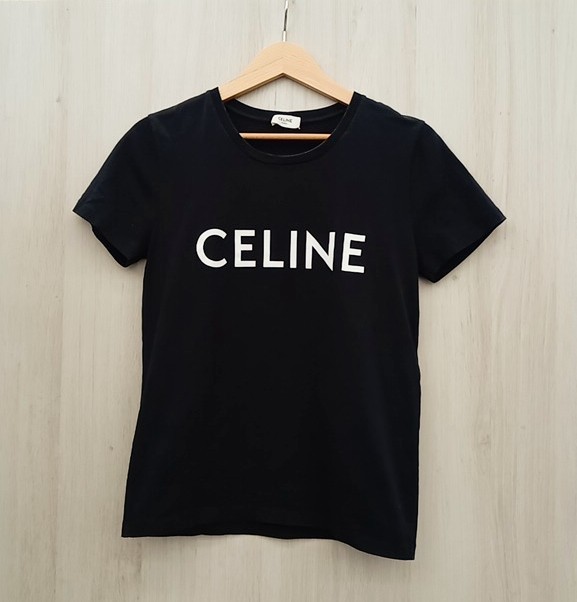 CELINE セリーヌ 2X314916G ロゴTシャツ ブラック サイズS｜代購幫