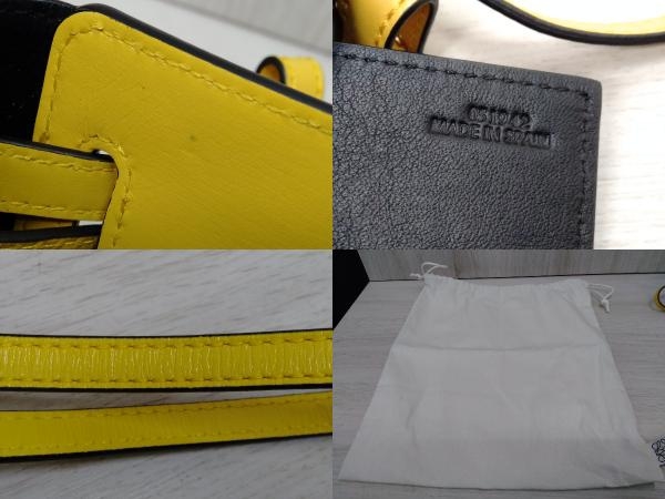 ロエベ LOEWE ラゾ 2wayバッグ 黄色 保存袋付の画像8