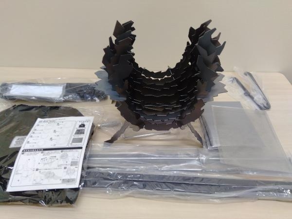 MONSTER HUNTER/モンスターハンター モンスターハンターキャンプ 鬼火台（焚火台） ぐるぐるグリルハンガーセット MH-MHCの画像1