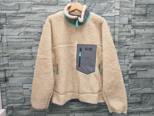 【美品 タグ付き】patagonia/パタゴニア/Classic Retro-X Jacket/クラシックレトロXジャケット/ボアフリースブルゾン/ベージュ/23056_画像1