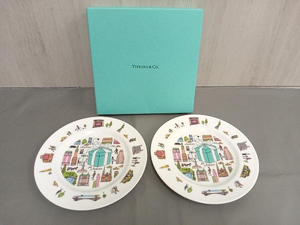激安/新作 【中古良品】TIFFANY&Co. ティファニー 2枚セット プレート 5THアベニュー ティファニー 激安/新作 【中古良品】TIFFANY&Co. ティファニー 2枚セット プレート 5THアベニュー ティファニー