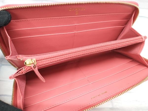 シャネル マトラッセ 長財布 鑑定書付き CCフィリグリージップ A84449