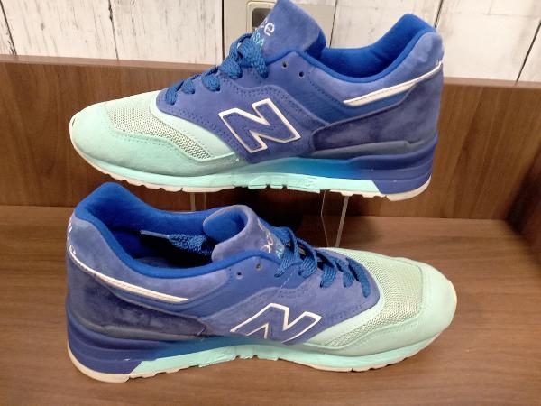 比較的美品 new balance ニューバランス M996NSB ローカット スニーカー USA製 アメリカ製 スウェード メッシュ ブルー 25.5cm_画像5