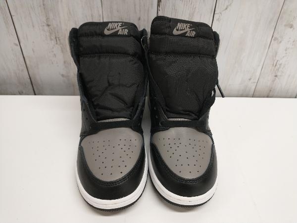 【タグ付き】【美品】NIKE/AIR JORDAN1 RETRO HIGH OG BG/スニーカー/ナイキ/エアジョーダン1レトロハイ/SHADOW/シャドウ/575441-013/24cm_画像6