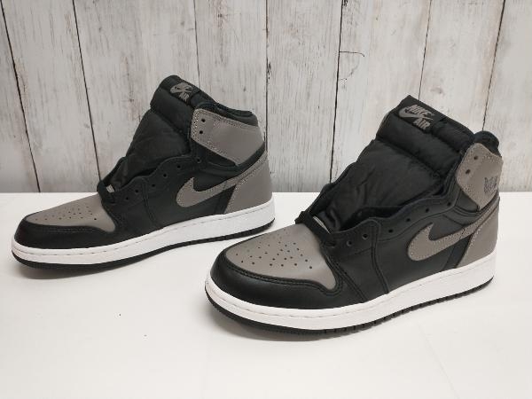 【タグ付き】【美品】NIKE/AIR JORDAN1 RETRO HIGH OG BG/スニーカー/ナイキ/エアジョーダン1レトロハイ/SHADOW/シャドウ/575441-013/24cm_画像8