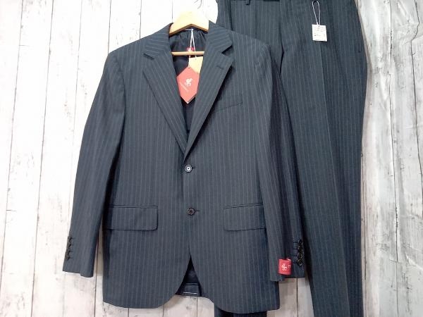 【タグ付き】J.PRESS ジェイプレス PIACENZA スーツ セットアップ SROVNM0360 ネイビー 36(A5) 店舗受取可