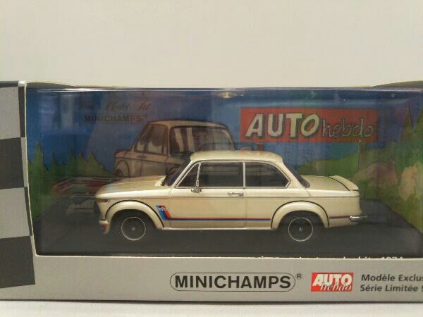 独特の上品 Exclusif Modele turbo 2002 BMW 1/43 MINICHAMPS 'AUTOHEBDO' MET 5/WHITE Edition 乗用車 独特の上品 Exclusif Modele turbo 2002 BMW 1/43 MINICHAMPS 'AUTOHEBDO' MET 5/WHITE Edition 乗用車