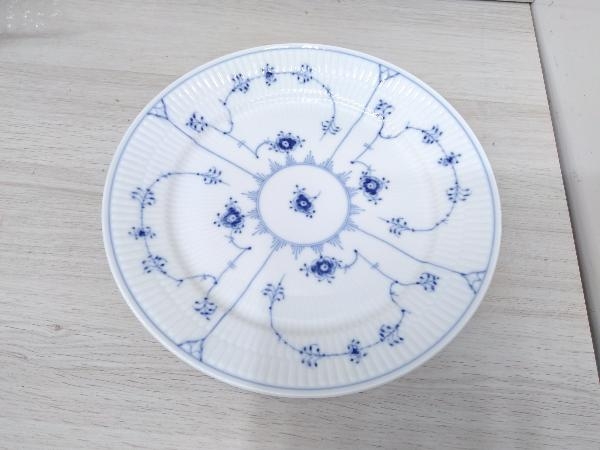 ロイヤルコペンハーゲン　ROYAL COPENHAGEN　ブルーフルーテッド　プレインレース　プレート　25cm　1枚