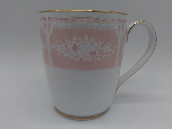  Noritake pair mug race wood Gold 