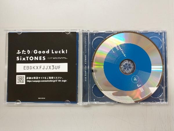 SixTONES CD ふたり/Good Luck!(初回盤B)(DVD付)_画像3