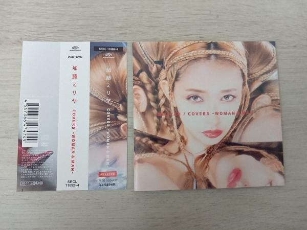 帯あり 加藤ミリヤ CD COVERS -WOMAN & MAN-(初回生産限定盤)(2CD+DVD)(DVD付)_画像3