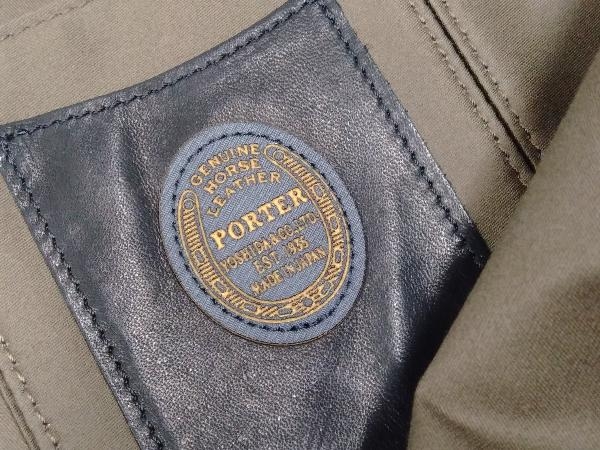 PORTER horse leather セカンドバッグ ポーター ブラック クラッチバッグ レザー 箱有り 美品の画像2