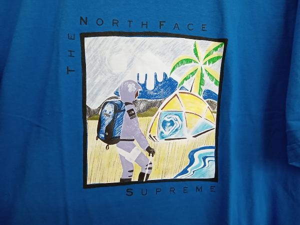 SUPREME × THE NORTH FACE シュプリーム × ザ・ノース・フェイス RG Sketch S/S Tee 半袖Tシャツ XL メンズ ナーティカルブルー 新古品_画像3