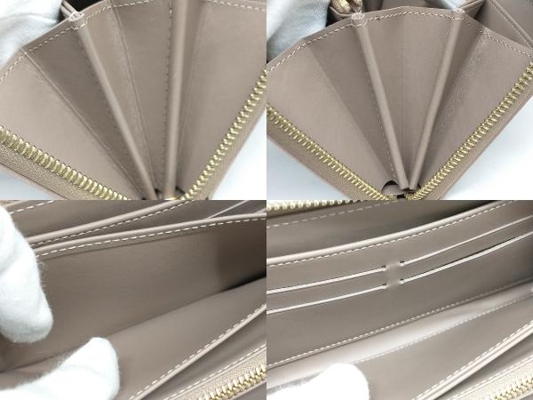 LOUIS VUITTON／ルイヴィトン／モノグラム・ヴェルニ ジッピー／CA2132 ／ラウンドファスナー長財布／カードポケット8／シャンパンゴールド_画像6