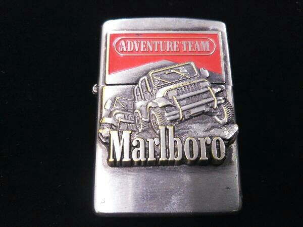 Zippo Marlboro ADVENTURE TEAM 1997年8月製 メタル貼り-