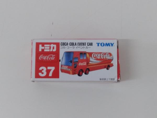 トミカ No.37 コカ・コーラ イベントカー 赤箱 ロゴ青字 中国製_画像1