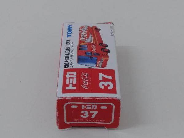 トミカ No.37 コカ・コーラ イベントカー 赤箱 ロゴ青字 中国製_画像4