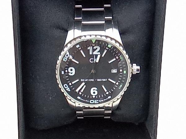 【Calvin Klein】 カルヴァンクライン K32111 時計 腕時計 クォーツ 電池交換済 メンズ 中古_画像2