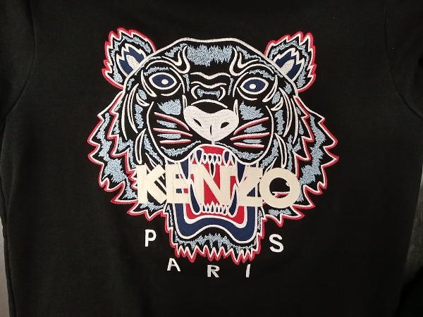 KENZO Tiger Sweatshirts Kenzo Tiger спортивная фуфайка W0014XA 2020SS S размер вырез лодочкой футболка черный 