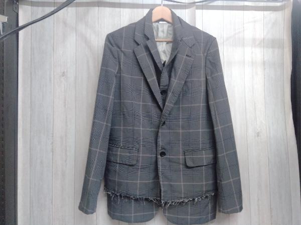 22ss　 HOMME DEUX　 Layered　Tailored　Jacket　 DI-J042 M　コムデギャルソン　オムドゥ　レイヤード