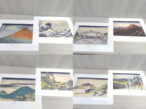 お気に入 葛飾北斎 富嶽三十六景 版画複製46枚 木製特別仕様額1点