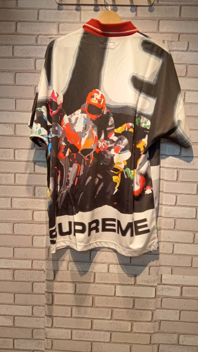 Supreme シュプリーム Lサイズ Racing Soccer Jersey 20SS 半袖ポロシャツ ゲームシャツ ブランド 人気の画像2