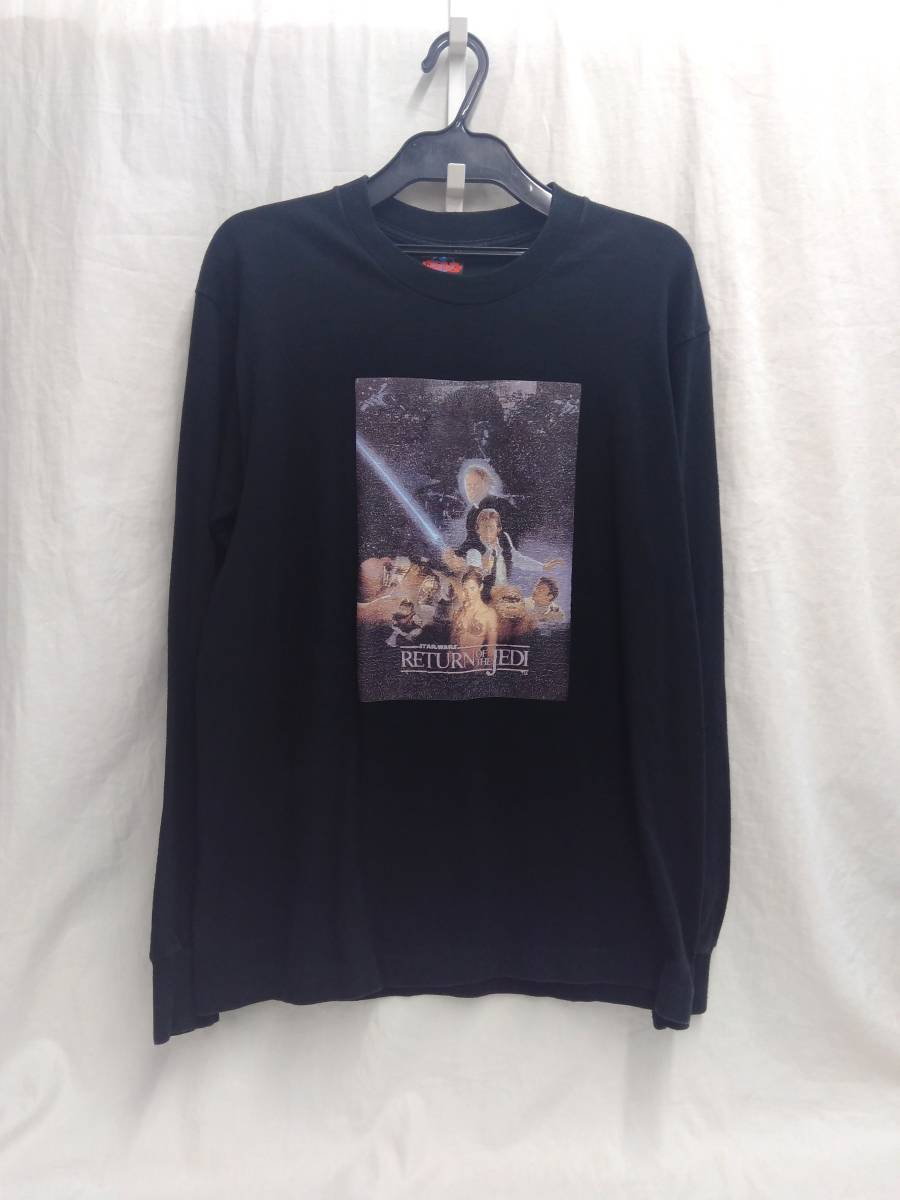 [90s] FRUIT OF THE LOOM STARWARS RETURN OF THE JEDI フルーツオブザルーム スターウォーズ ジェダイの帰還 Tシャツ黒 M 店舗受取可_画像1