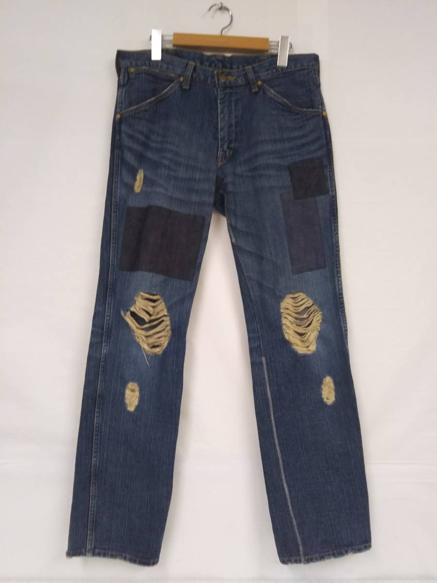 Number(N)ine ナンバーナイン 03AW カート期 クラッシュ加工 パッチ