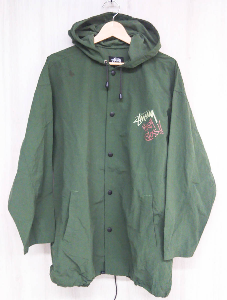 STUSSY オールドステューシー 80s スプレー缶 フード付きジャケット