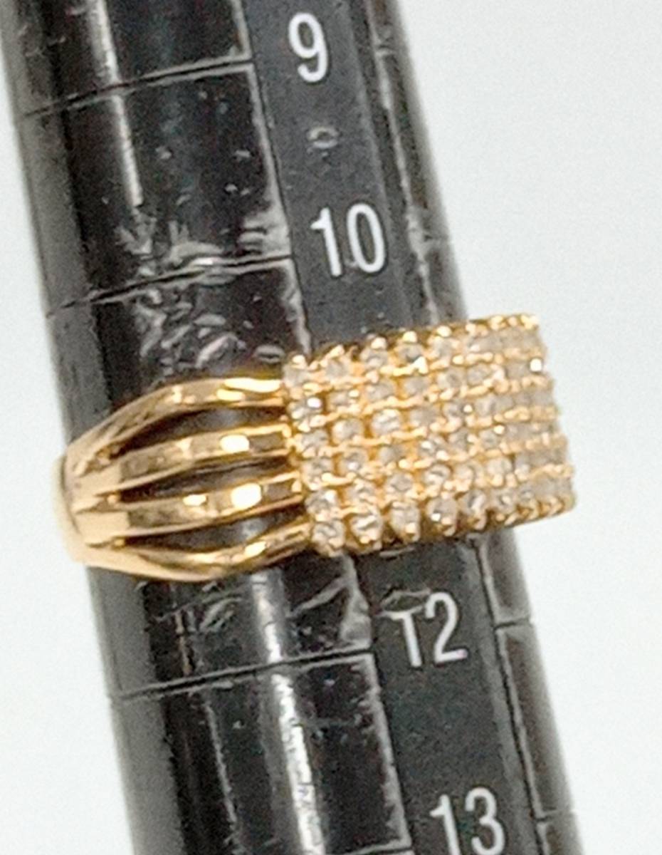 K18 ダイヤ 0.34ct 11号 リング_画像7