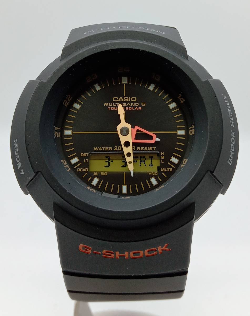 CASIO カシオ G-SHOCK ジーショック AWG-M520UA ユナイテッドアローズ コラボ ラバーバンド 電波ソーラー デジアナ 腕時計_画像1