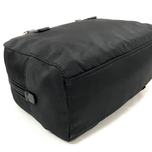 プラダ ハンドバッグ ブラック イヴニング ベア BN1134 美品 ナイロン