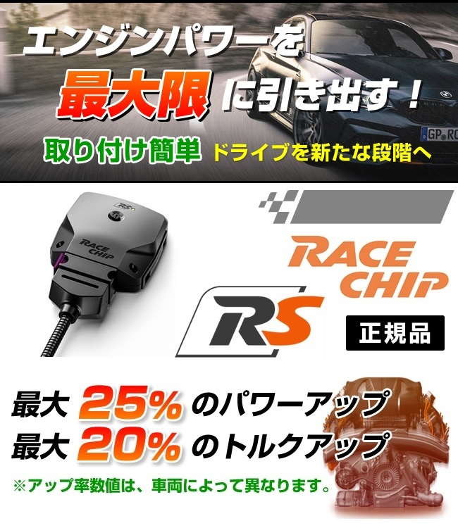 RC3074N レースチップ サブコン RaceChip RS フォルクスワーゲン ポロ 1.4 Blue GT 1.4TSI 150PS/250Nm +25PS +63Nm 正規輸入品_画像5