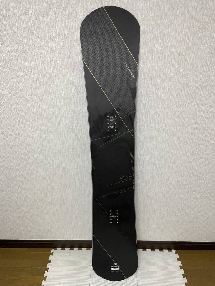 美品 OGASAKA FC-S 162cm オガサカ セミハンマー カービング ストラクチャー入り スノーボード スノボ 板