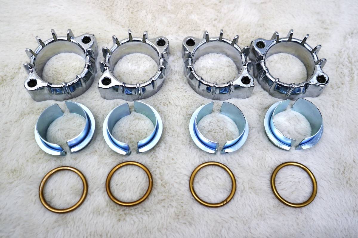 ヤフオク! - CBX550F メッキ フランジセット /純正タイプ CB...