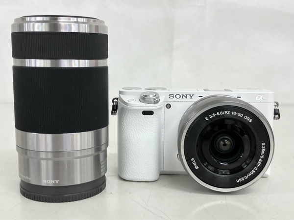 SONYミラーレス一眼デジタルカメラα6000ズームレンズキットバッテリー2