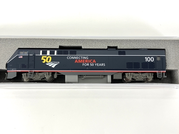 KATO 176-6035 P42 #100 Amtrak Midnignt Blue with 50th Anniversary Logo N 鉄道模型 保管品 中古 美品 Y7319462