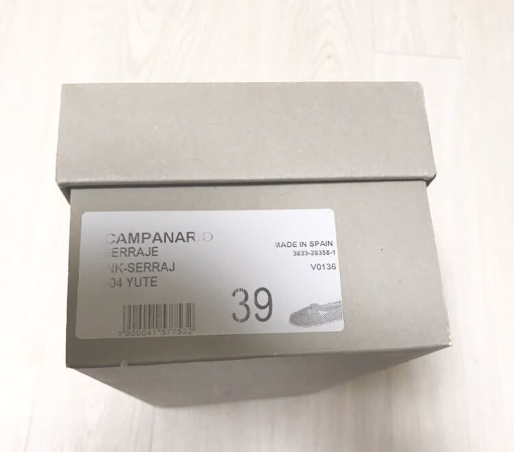 ◆【人気】GAIMO別注/ CAMPANARIO スペイン製ビットエスパドリーユ スリッポン/NAVY39size ARKnets(アークネッツ)購入_画像8