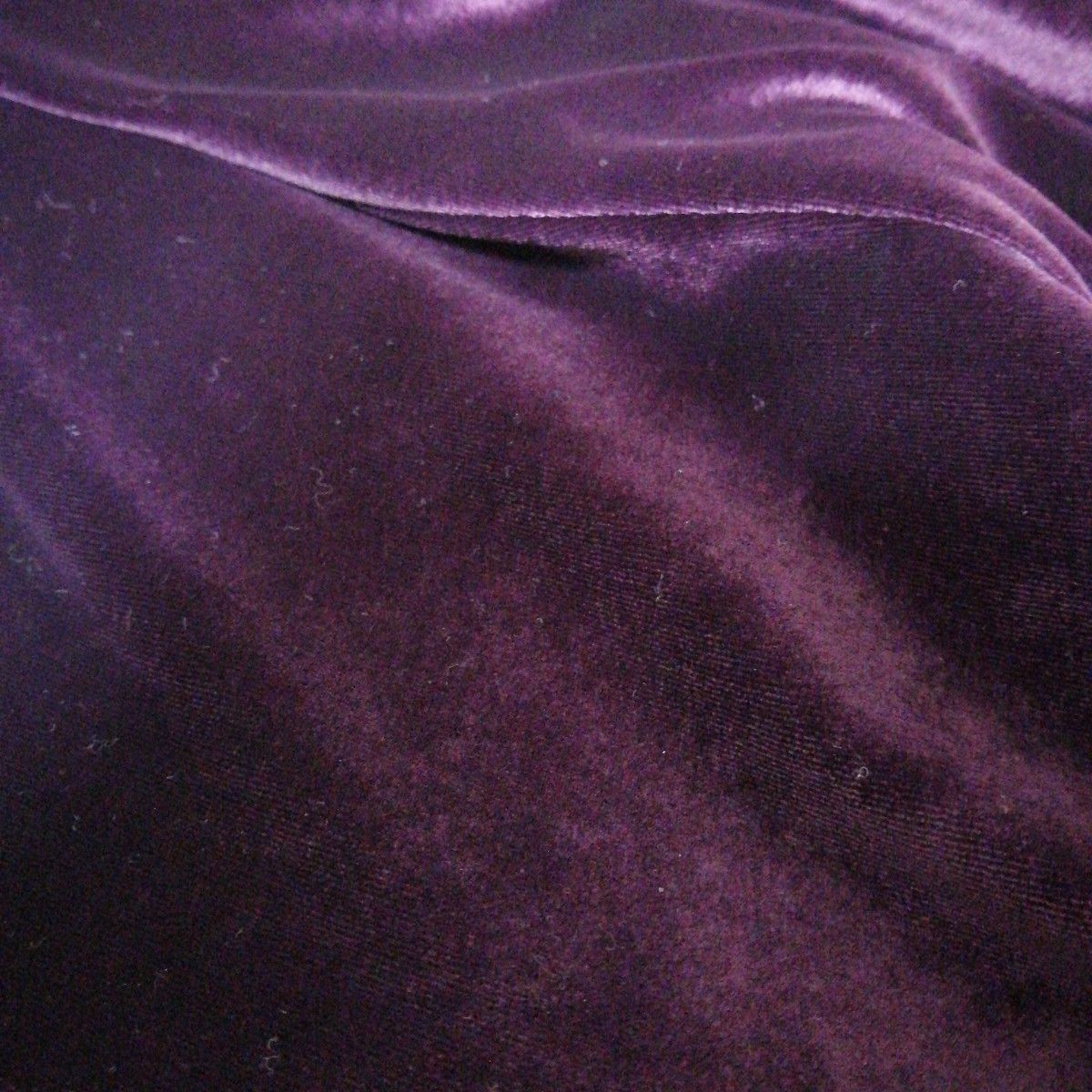 社交ダンス　スカート　紫　ベロア生地　ロングスカート　レッスン着