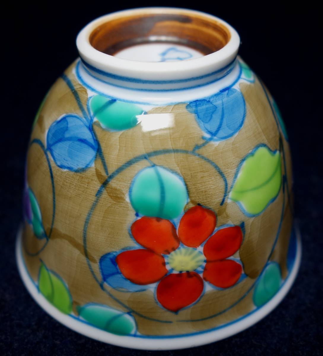 倣明朝期色絵　高級ウーロン茶茶器　手描き　煎茶碗　陶磁器研究_画像8