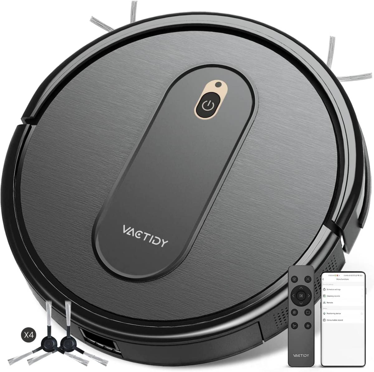 ロボット掃除機 3000Pa 強力吸引 T6 Vactidy Nimble - 通販