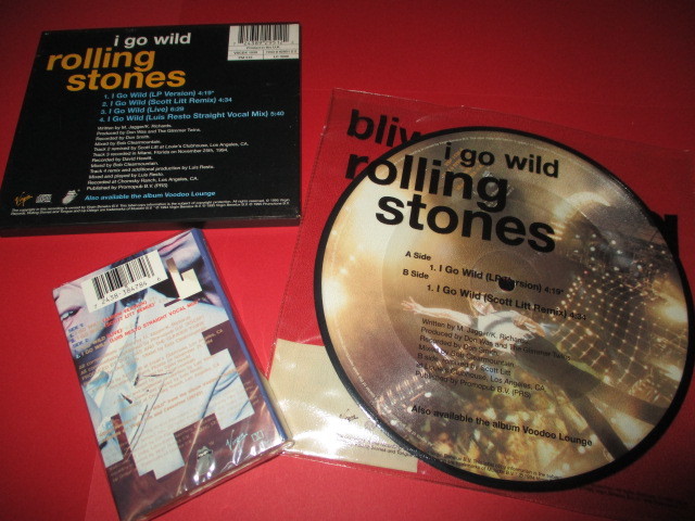 rolling stones / i go wild (RARE!!3点セット送料込み!!)_画像2