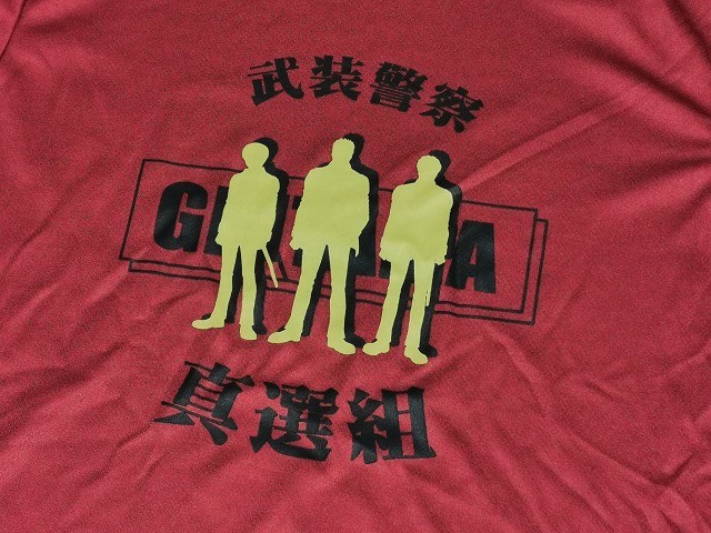 【新品】銀魂 真選組 Tシャツ 武装警察 半袖【L】ワインレッド◆ぎんたま GINTAMA MANGA ジャンプ 男性用_画像2