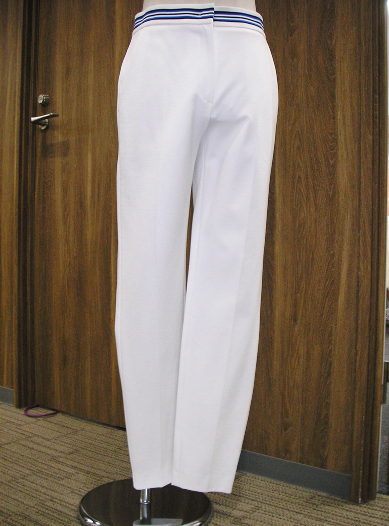 【新品・B品】ESCADA(エスカーダ) 春物 パンツ ホワイト ズボン 夏物