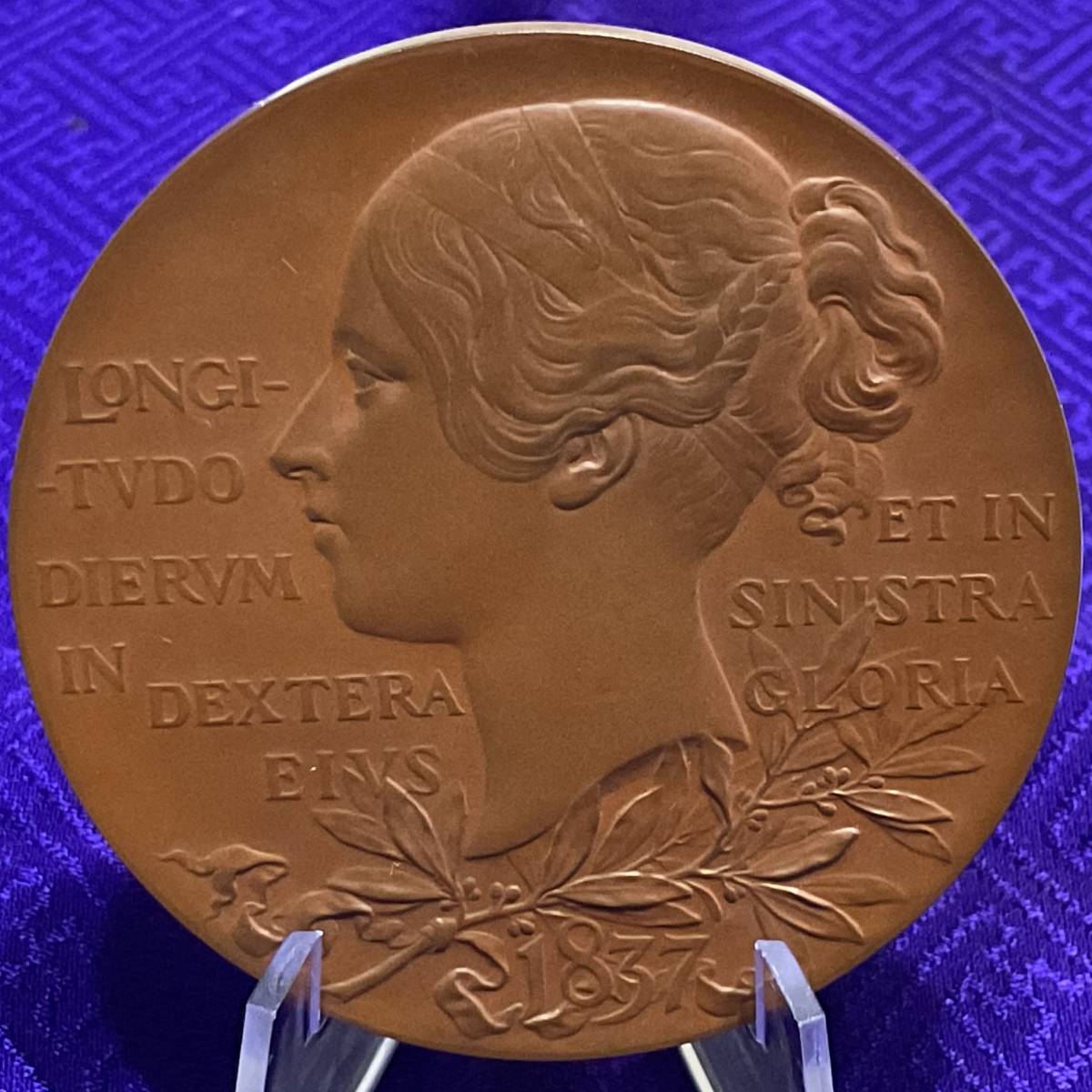 ヴィクトリア女王 即位60周年 ダイアモンドジュビリー 大型銅メダル