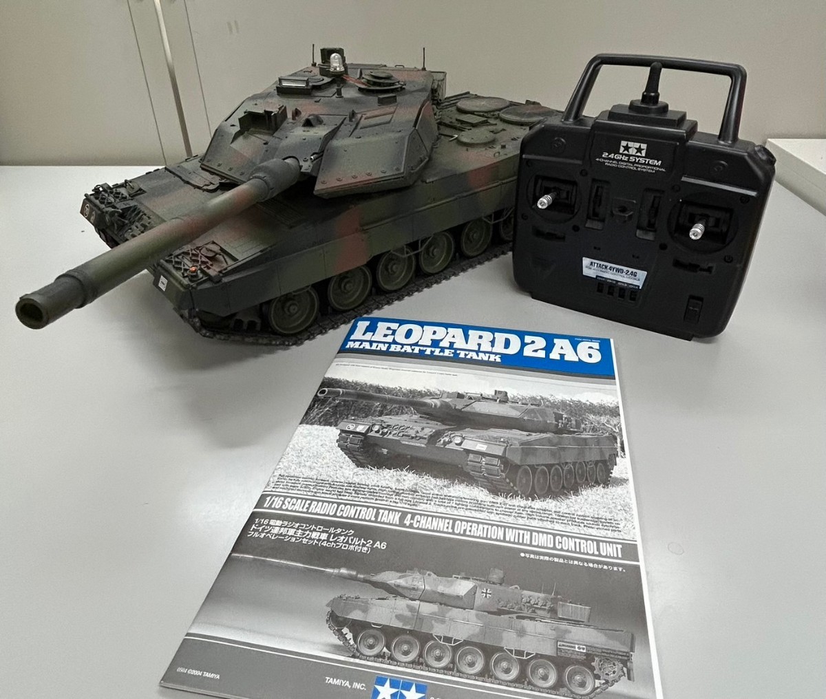 れやすい タミヤ 1/16 電動ラジオコントロールタンク レオパルト2 A6