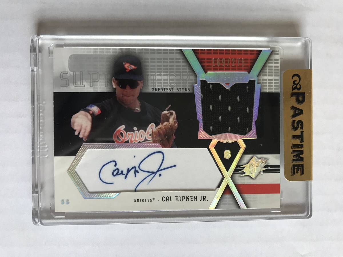 CAL RIPKEN jr.　2004 SPx（Pastime）直筆サイン入りジャージカード　169/275