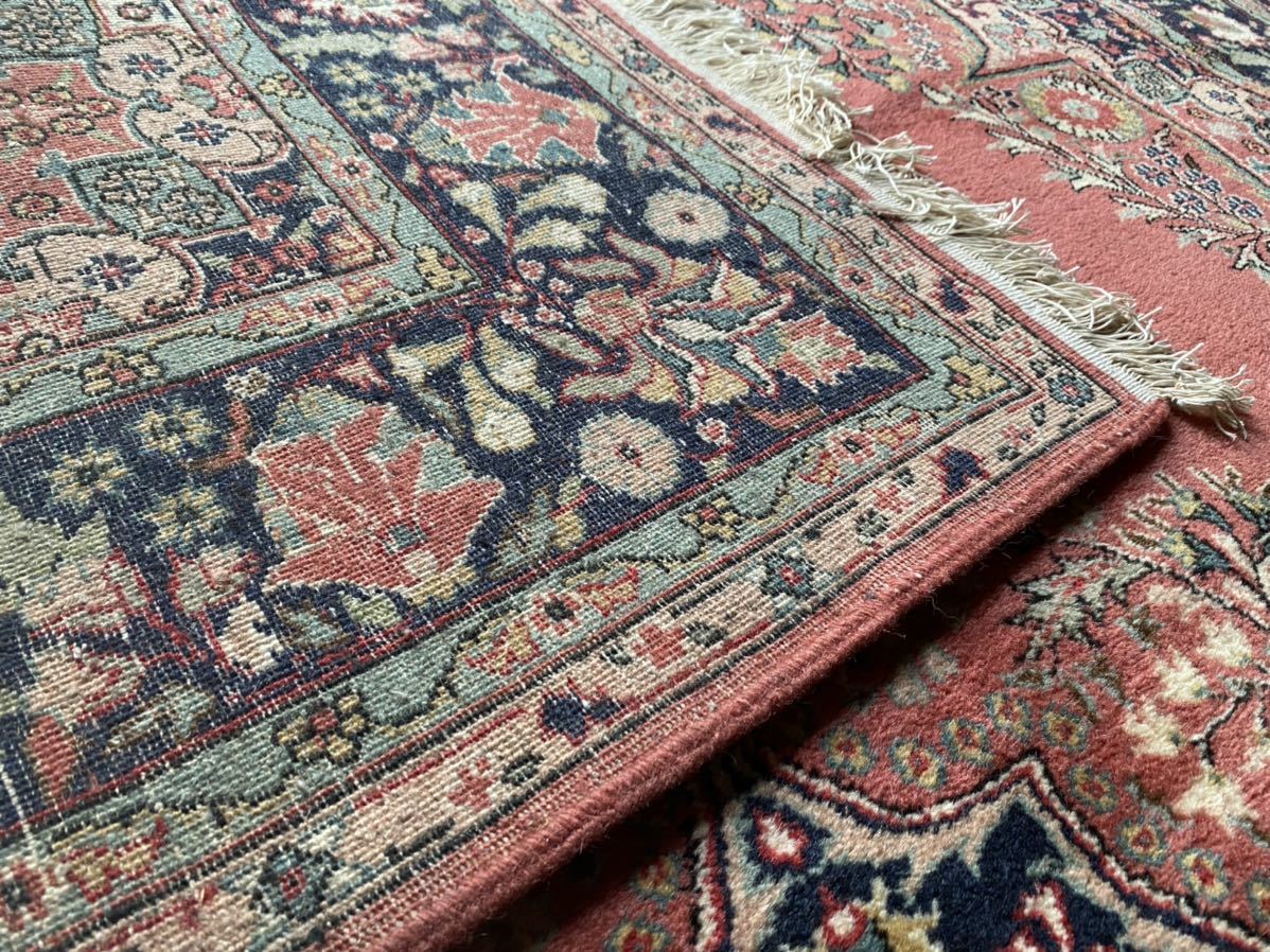 7平米弱大判トルココンヤラディック絨毯上品な色合と丁寧な織700年の歴史を持つヘレケのお手本の絨毯この大きさの手織りでこの価格お得です_画像10