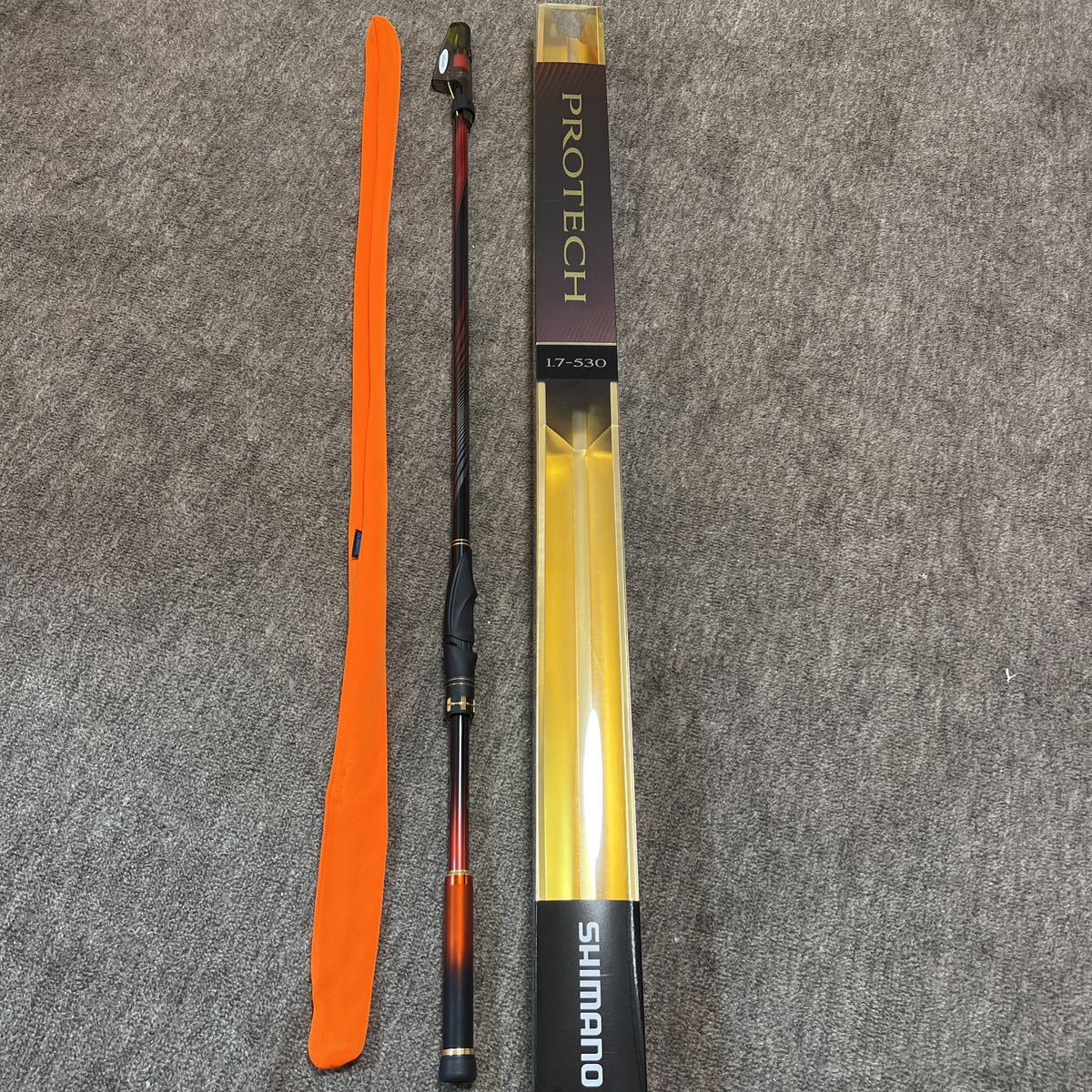 使用回数1回 極美品 SHIMANO シマノ 18. PROTECH プロテック 1.7-530